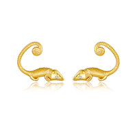 KESLEY 925 Sterling Silver Lizard Ear Studs for Women Stud Earring Tiny Stud Earrings Luxury Waterproof Hypoallergenic