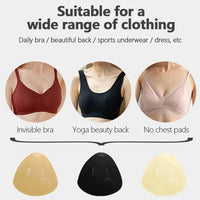 Double Sided Adhesive Sticky Bra Inserts Push Up Thick Sponge Breast