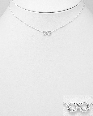infinity choker necklace by Kesley, KesleyBoutique.com, Girlwith3jobs, Girlwith3jobs.com, infinity necklace, infinity jewelry, gifts for her, jewelry gifts, sorority gifts, travel jewelry, sterling silver infinity necklace, sterling silver necklace, trendy jewelry, influencer jewelry, blogger jewelry, trendy jewelry, trends, cute necklace, dainty infinity necklace 