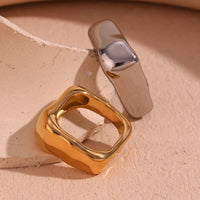 waterproof rings, gold plated rings, gold plated jewelry, nice jewelry, rings that dont turn green with water, trending jewelry 