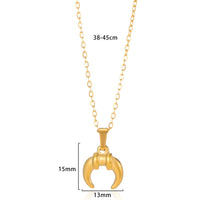 Pendant Necklaces 18K Gold Plated Waterproof Jewelry Stainless Steel Necklaces For Women Pendants