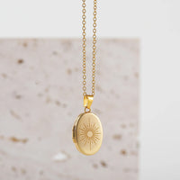 Locket Necklace 18K Gold Plated Jewelry Pendant Necklaces