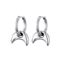 Star Charm Hoop Earrings Waterproof Chunky Classic Stainless Steel Heart Hoop Earrings KESLEY