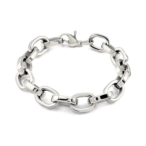 KESLEY Stainless Steel Big Heavy Chain Bracelets for Men Women Thick