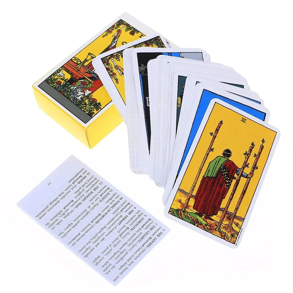 Tarot Cards English and Spanish Psychic Readings Tarot Card Deck Past, present, future predictions