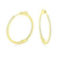 gold plated hoop earrings, 14k gold hoop earrings with diamonds cz zircon that look like real diamonds, think gold hoop earrings with secure clasp, wont turn green waterproof. Thin hoop earrings for work, designer Miami, Brickell jewelry store. Top jewelry Miami -Kesley Boutique