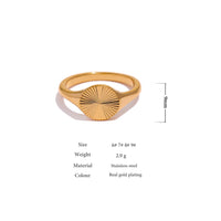 Stainless Steel Ring Statement | Metal Plated Ring Stainless | Yhpup