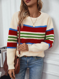 white sweater with stripes, fall sweaters , winter sweaters , trendy sweaters , trendy sweaters for fall and winter, kesley fashion, 2024 trends, cozy sweaters, white polyester sweaters, sweaters for the office , casual sweaters , cute falll fashion, womens sweater , comfortable sweaters for women, night out sweater , trendy winter fashion , tiktok trends , instagram trends , stripped sweater , sweaters for school, casual sweaters, winter essentials , staple winter pieces , sweaters made of polyester, 