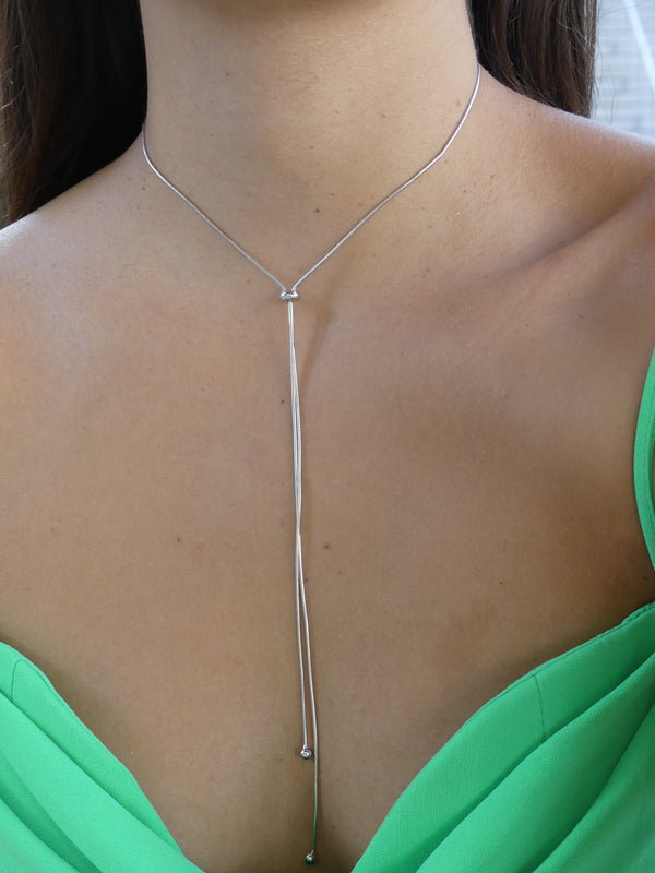 necklaces, necklace, silver necklace, 925 necklaces, sterling silver necklace, statement necklaces, fine jewelry, fashion jewelry, Y lariat necklaces, silver jewelry, cool necklaces, long necklaces, low cut shirt jewelry, jewelry ideas, dainy necklaces, gift ideas, christmas gifts, birthday gifts, trending on tiktok, jewelry, statement necklace, white gold necklaces,  Kesley Boutique, kesley jewelry, nice jewelry, 16" inch necklaces, 18" inch necklaces