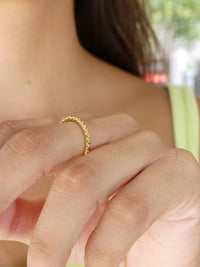 rings, ball rings, gold ball ring, dainty gold ring band, waterproof gold rings, ball jewelry, tiny ring bands, wedding bands for cheap, tarnish free rings, tarnish free jewelry, trending jewelry, trending accessories, nice jewelry, cute rings, nice rings, cheap waterproof jewelry, stainless steel rings, stainless steel jewelry, kesley jewelry, viral jewelry, trending accessories, ring stacking ideas