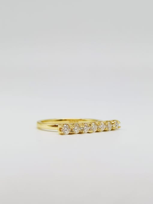 gold bar ring with fake diamonds that look real .14k gold plated sterling silver bar ring wont tarnish or turn green. Good quality dainty rings for gift ideas. Dainty rings gold Kesley Boutique 