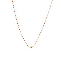 Eye Bead Necklace .925 Sterling Silver 14k Gold Plated Zircon Protection Luxury Necklaces
