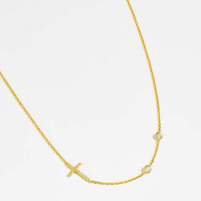 cross necklace, cross necklaces, gold cross necklace, gold plated necklaces, gold vermeil necklaces, womens jewelry, womens necklaces, nice necklaces, dainty necklaces, nice cross necklaces, designer jewelry, fine jewelry, jewelry ideas, gifts for her, 16 inch necklace, nice jewelry, jewelry website, kesley jewelry, popular necklaces, nice jewelry, trending on tiktok, jewelry, fashion jewelry, necklace with rhinestones 