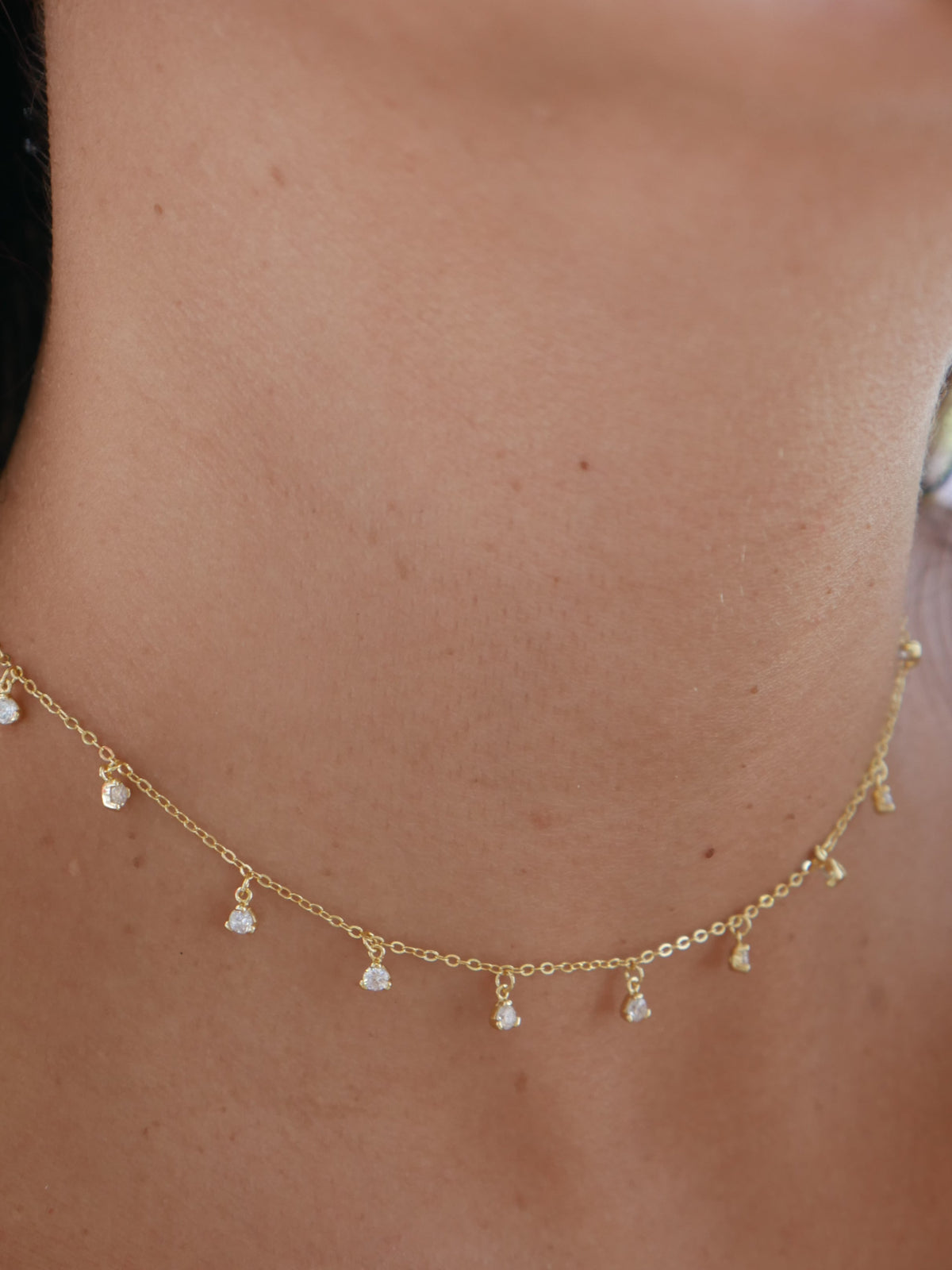 Little Bars Y Necklace, 14k gold plated .925 Sterling Silver Hypoallergenic Lariat Necklace