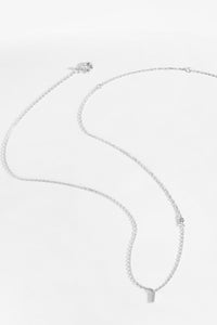 G To K Zircon 925 Sterling Silver Necklace