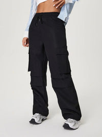 Drawstring Wide Leg Pants