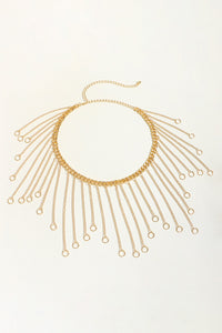 Fringe Chain Alloy Belt