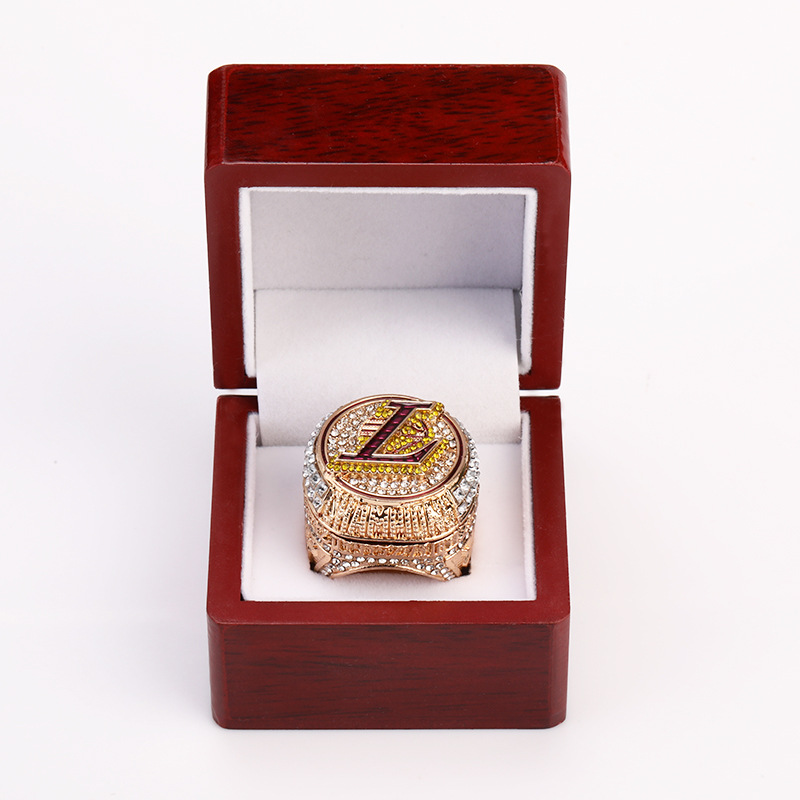 Stainless Steel 2020 NBA Champion Los Angeles Lakers Ring
