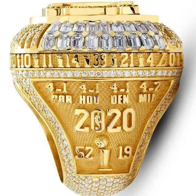 Stainless Steel 2020 NBA Champion Los Angeles Lakers Ring