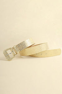 Glitter PU Leather Belt