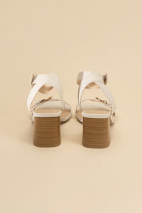 TREATY-S Buckle Sandal Heel