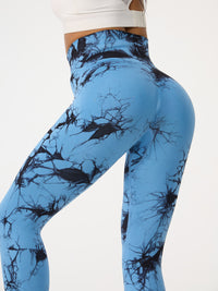 Printed High Waist Active Pants