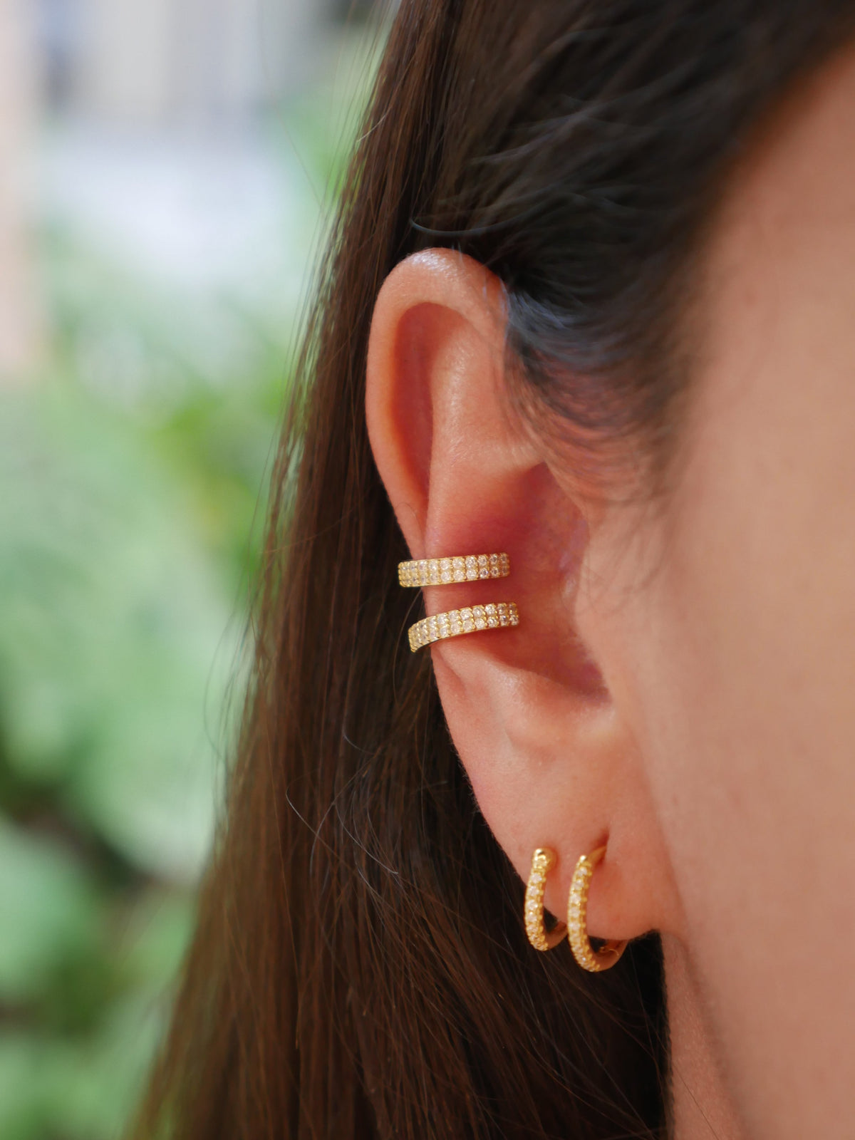 conch ear cuffs for men and woman with diamond cz gold plated sterling silver waterproof popular unique earrings gift ideas things to do in Miami trending and popular instagram shops famous jewelry stores good quality jewelry designer inspired Kesley Boutique