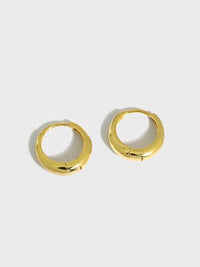 Earrings, gold plated hoop earrings, small huggie earrings, hypoallergenic, nickel free, small hoop earrings for men and woman, waterproof for sensitive ears, popular earrings, cute earrings, small hoop earrings, unique earrings, gift idea, plain dainty earrings, influencer style gold plated .925 sterling silver earrings, designer luxury earrings 