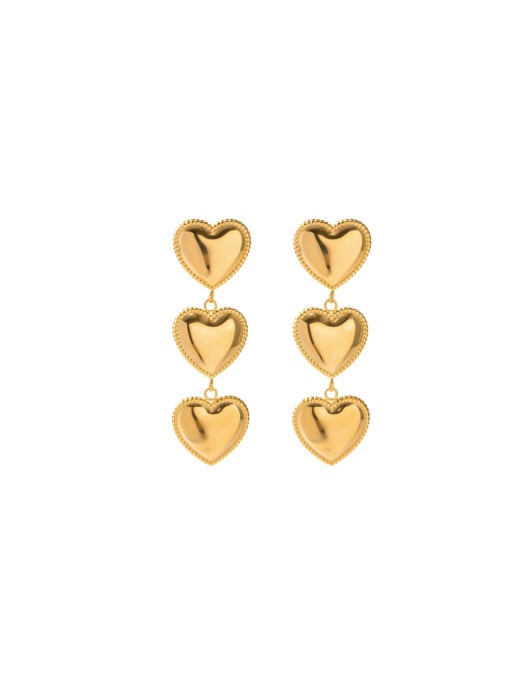 earrings, gold earrings, gold plated earrings, dangly earrings, dangly gold earrings, gold jewelry, gold accessories, gold plated jewelry, gold plated earrings, heart earrings, heart jewelry, fashion jewelry, gold plated earrings, gold accessories, fashion jewelry, birthdya gifts, christmas gifts, trending accessories kelsey jewelry