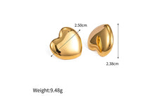 Big Heart Earrings Women's Statement Fashion Jewelry KESLEY