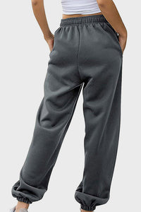 Elastic Waist Joggers with Pockets New Women's Fashion Sweatpants