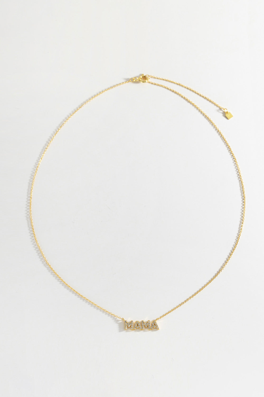 MAMA Necklace Zircon 925 Sterling Silver Women’s Jewelry KESLEY