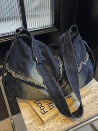 handbag, crossbody bag, jean bag, denim bag, distressed bag, bags for school, bags for work, alt bags, alt backpack, alternative fashion, alt fashion, y2k fashion, y2k accessories, 90s fashion, 80s fashion, 2000s fashion, 2000s accessories, alt accessories, cool bags, distressed denim, trending bags, pinterest bags, adjustable bags, distressed jean, gothic fashion, goth accessories, emo fashion, emo accessories, grunge outfits, grunge clothing, outfit ideas, outfit inspo, fitspo, tiktok accessories, kesley