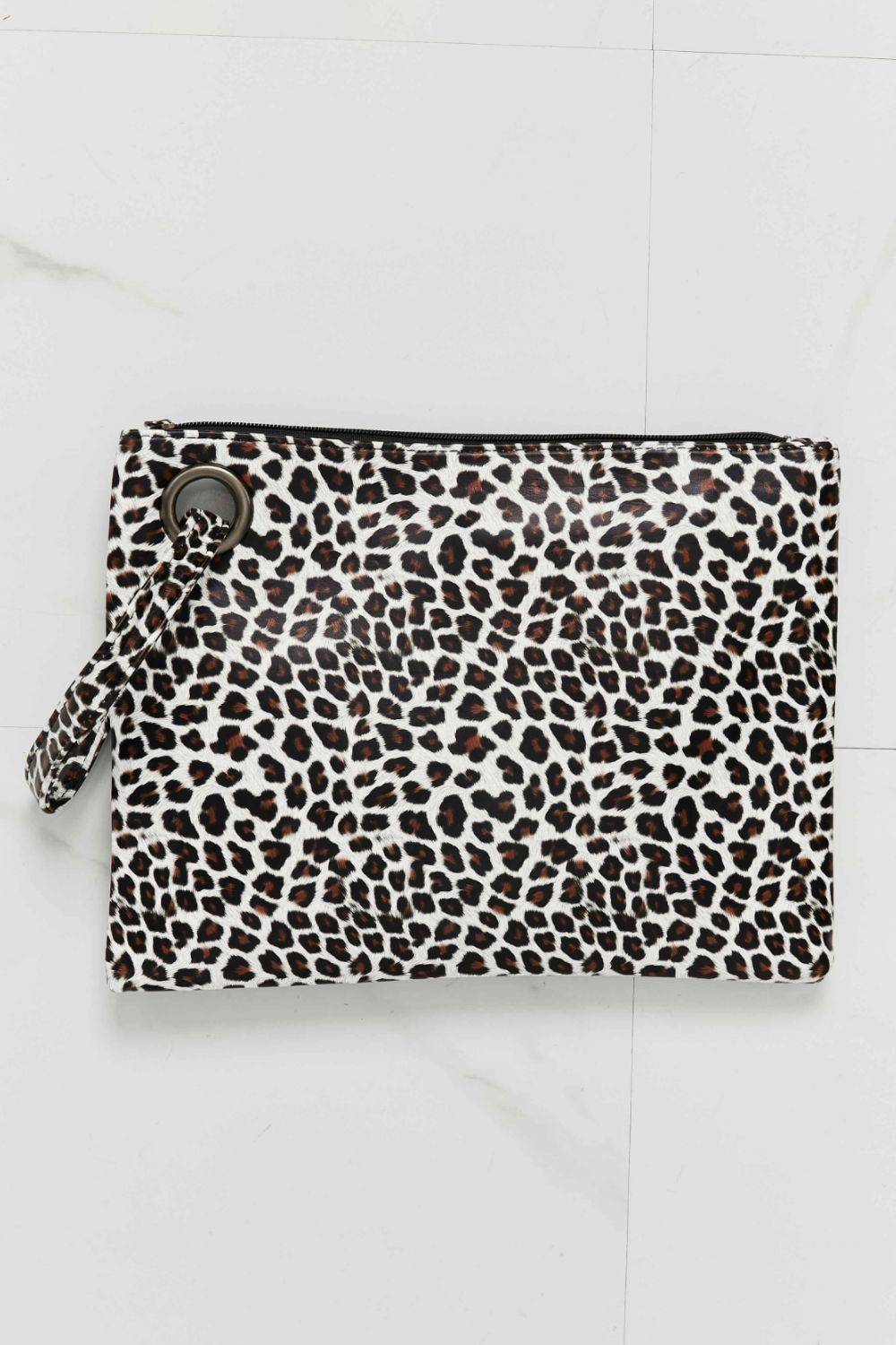 Cow Print Animal Print Wristlet Women's Small Handbag KESLEY