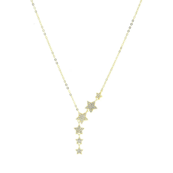 Gold star necklace with diamond cz, star necklace for birthday gift, popular gold necklaces, trending jewelry, everyday star necklace. gift ideas, jewelry for gift, necklaces for graduation gift Kesley Boutique jewelry store in Miami, shopping in Brickell  Miami, popular jewelry store 