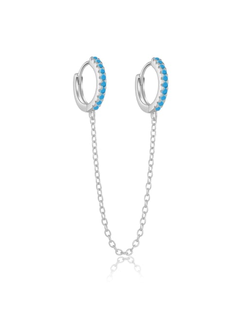 Single Double Hoop Earrings Cartilage Cubic Zirconia Simulated Diamonds Hypoallergenic Jewelry  KESLEY