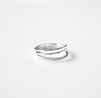 Three line Daywear .925 Sterling Silver Waterproof Ring