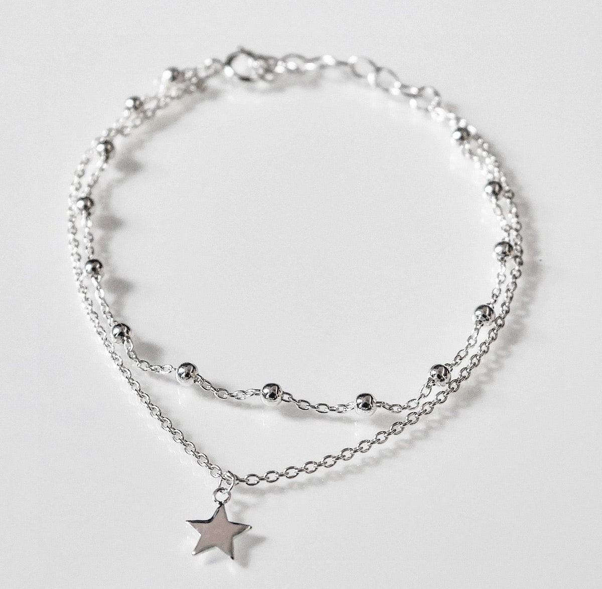 double chain star bracelet star bracelet double chain 