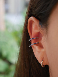 Camila Luxe XL .925 Sterling Silver Ear Cuffs