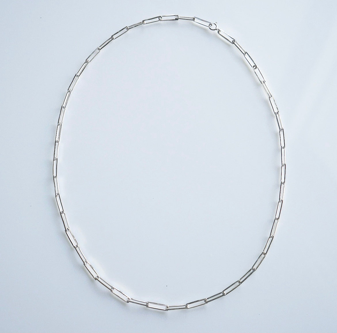 Rectangle Little Links Chain Necklace