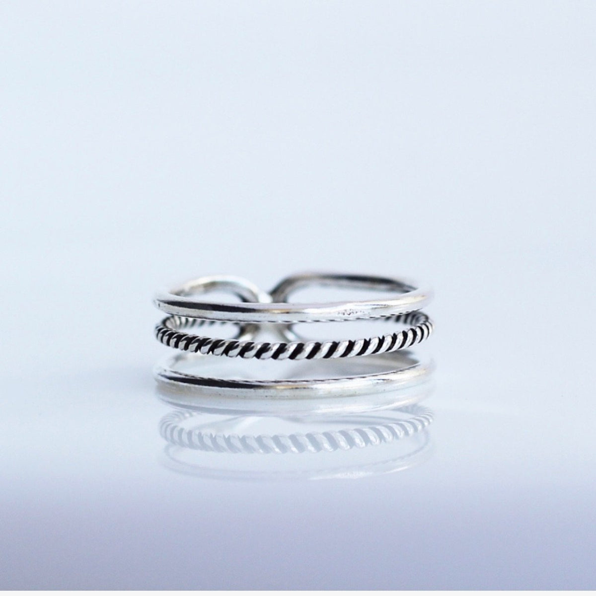 rings, silver rings, stack rings, sterling silver rings, dainty rings, anti tarnish rings, white gold rings, stacked rings, dainty rings, sterling silver rings, .925 rings, casual rings for everyday, popular plain rings, Effortless Twist Ring, stack ring, gifts for her, jewelry gifts, simple jewelry, sterling silver ring by KesleyBoutique.com, fashion jewelry, fine jewelry, nice rings, affordable jewelry