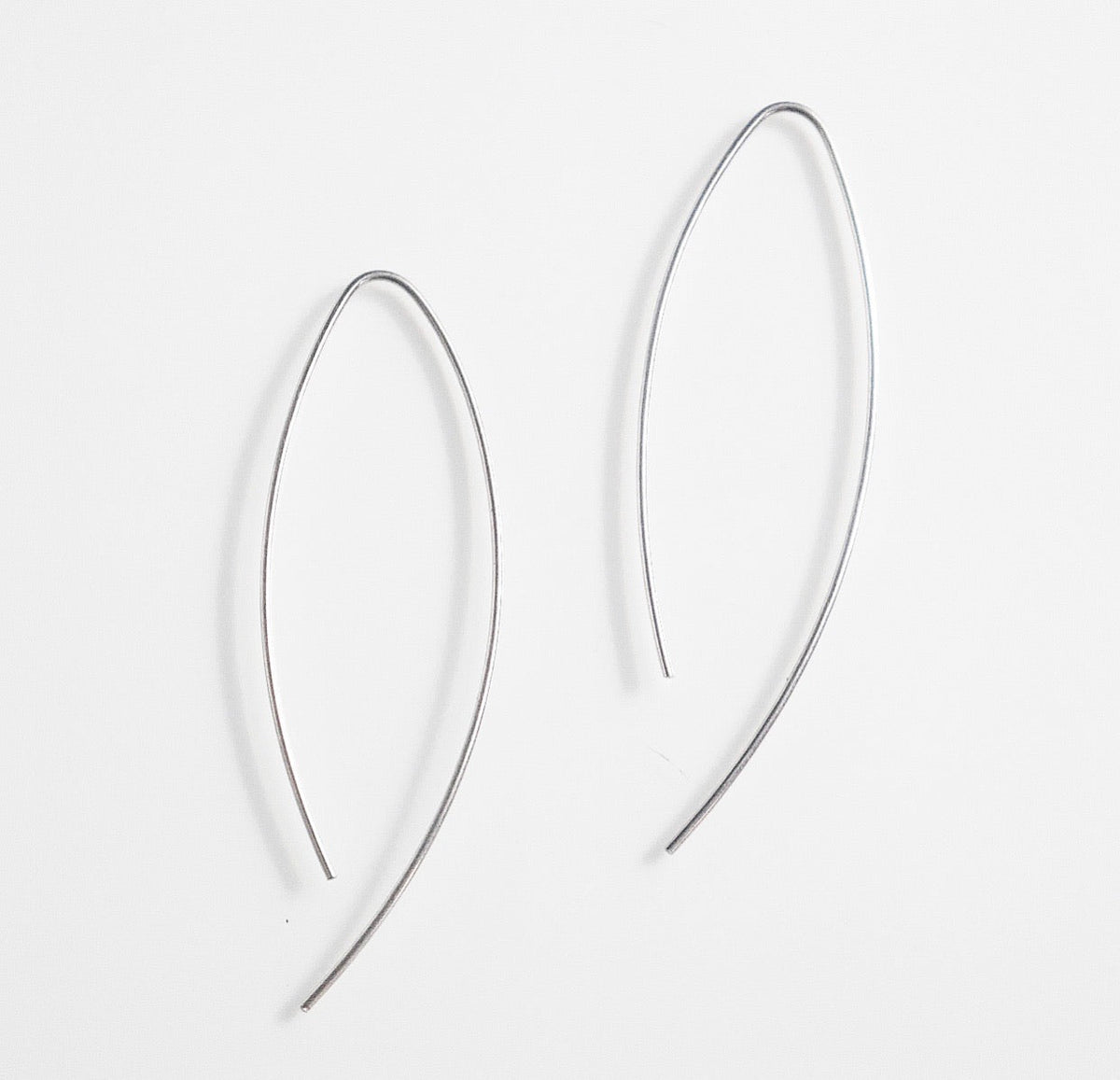 GirlTalk Silver Wire Earrings