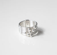 rings, ring,  ball rings, jewelry, accessories, womens rings, ball rings, sterling silver rings, rings that wont turn green with water, stacked rings, ring with balls, .925 sterling silver rings, popular jewelry, trending on instagram and tiktok, fashion jewelry, fine jewelry, cool jewelry, gift ideas, white gold rings, white gold jewelry,   Kesley Boutique , movable rings, casual jewelry, statement rings, nice jewelry