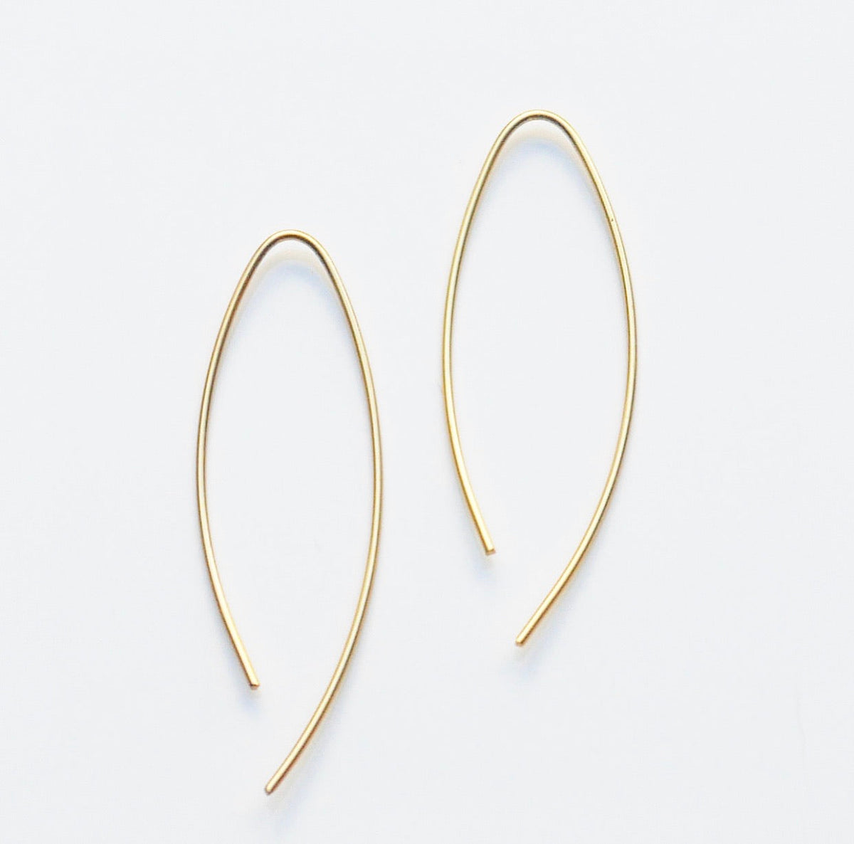 GirlTalk Gold Wire Earrings