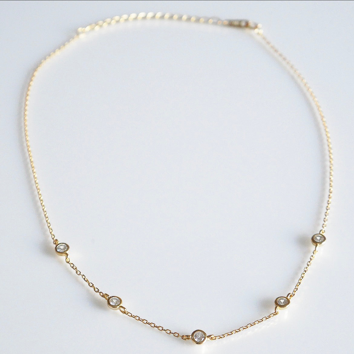 Sparkle by the Yard Short Choker Necklace