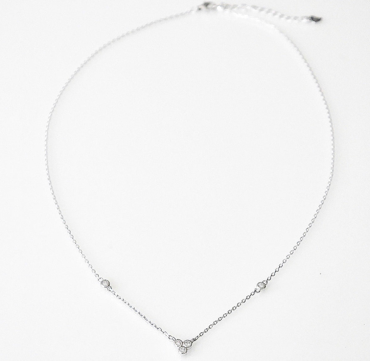Daily Lux Bubble Crystal Necklace