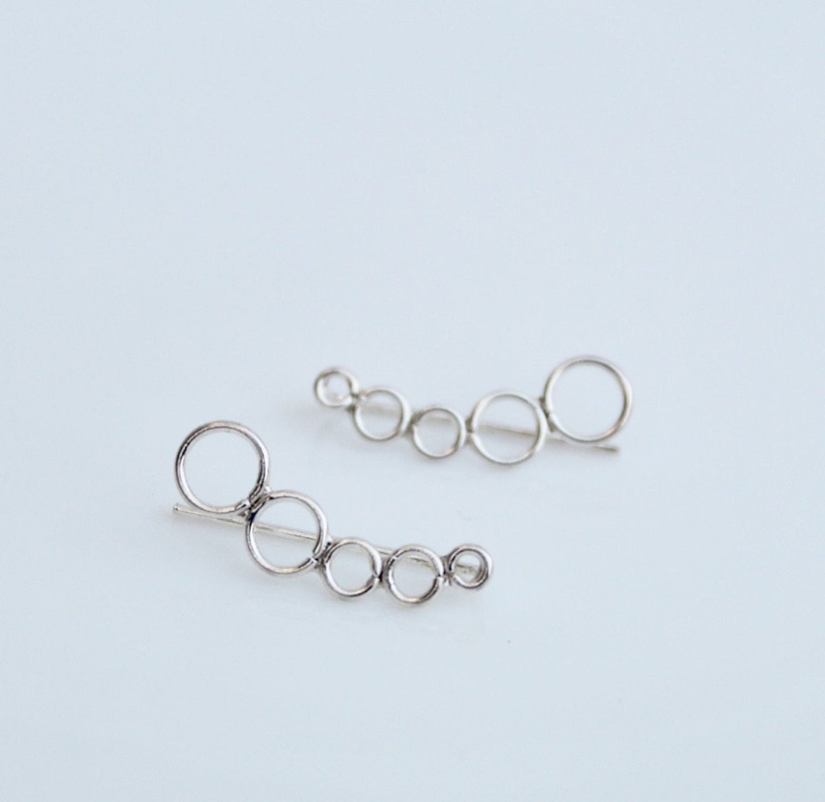 Bubbly Chic ear crawler, ear pins, hipster jewelry, edgy earrings, piercings, blogger style, street style ring, influencer jewelry, adjustable earrings, festival fashion, gifts for her, sterling silver earrings, ear crawler*, fashionable earrings, influencer jewelry, trendy jewelry  by KesleyBoutique.com, Girlwith3jobs.com