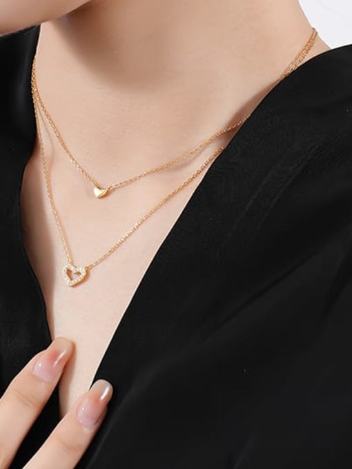 gold necklaces, layered necklaces, dainty jewelry, gold plated necklaces, fashion jewelry, sterling silver necklaces, heart necklaces, heart jewelry, dainty heart necklaces, layered necklace, rhinestone heart necklaces, rhinestone necklaces, gold necklace with rhinestones, dainty jewelry, designer jewelry, cool necklaces, cute necklaces, anniversary gifts, birthdya gifts, kesley jewelry