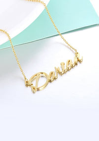 Name Necklace Sterling Silver 925 Luxury Custom Personalized Jewelry - KESLEY