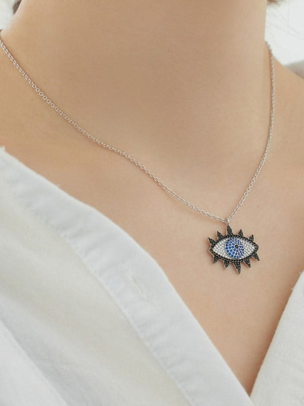 evil eye necklace, necklaces, silver necklaces, nice jewelry, cute jewelry, trending jewelry, new womens fashion, nice evil eye necklaces, evil eye necklace with diamonds, real jewelry, real nejmbbcklaces that dont tarnish, white gold evil eye necklaces, trending jewelry, jewelry 2024, gift ideas, holiday gift ideas, birthday gift ideas in fashion, jewelry 2025, instagram jewelry, real sterling silver jewelry 